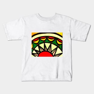Stained Glass Window Kids T-Shirt